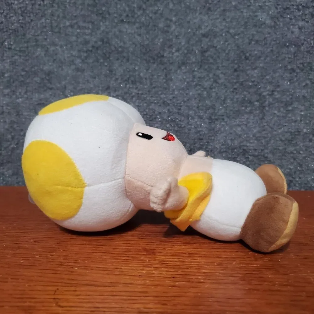 Super Mario Nintendo Yellow Toad Plush Toy Doll Video Stuffed Toad Plushie Toys